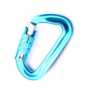 ตะขอกลางแจ้งปีนหน้าผาตั้งแคมป์ล็อคหลัก carabiner มัลติฟังก์ชั่นถั่วภูเขาตะขอหัวเข็มขัดปีนเขากลางแจ้งความเร็วลดลงอุปกรณ์ล็อคความปลอดภัยละเอียดหลุม d- ประเภทสกรูล็อคหลักการบินอลูมิเนียม