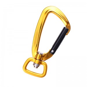 ปีนหน้าผากลางแจ้งและตั้งแคมป์ล็อคหลัก carabiner มัลติฟังก์ชั่น๊อตปีนเขาตะขอภูเขาหัวเข็มขัดตกอย่างรวดเร็วอุปกรณ์ความปลอดภัยล็อค d- ประเภทสกรูล็อคหลักล็อคการบินอลูมิเนียม