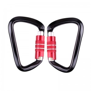 ตะขอกลางแจ้งปีนหน้าผาตั้งแคมป์หลักล็อค c arabiner มัลติฟังก์ชั่นอ่อนนุช carabiner กลางแจ้งด่วนจับตกอย่างรวดเร็วอุปกรณ์ความปลอดภัยล็อคละเอียดหลุม d- ประเภทลวดล็อคล็อคหลักการบินอลูมิเนียม